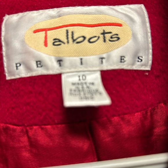 Talbots women double breasted wool coat - Picture 2 of 9